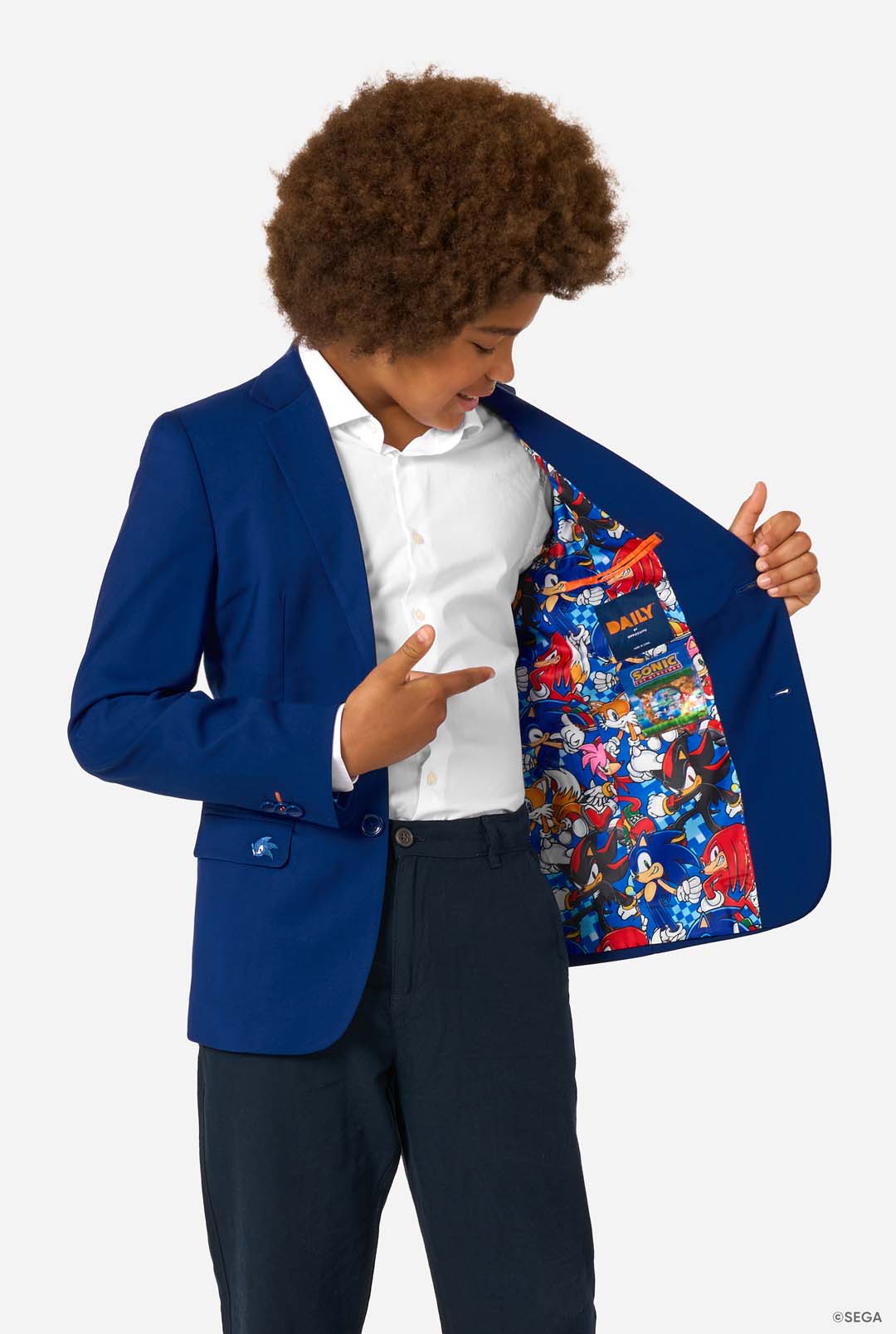 TEEN BOYS Daily Sonic Blue
