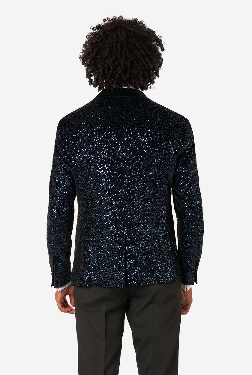 Dinner Jacket - Navy Sequins