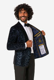 Dinner Jacket - Navy Sequins