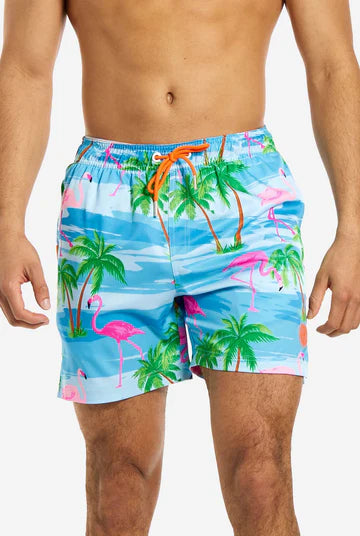 Short de bain OppoSuits Flamingguy