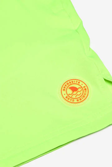 Short de bain OppoSuits Neon Lucky Lime