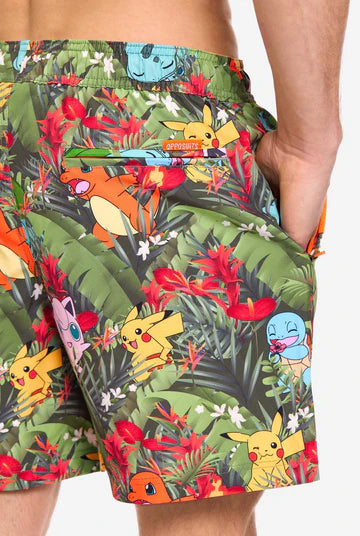 Short de bain OppoSuits Pokémon™ Tropical Forest