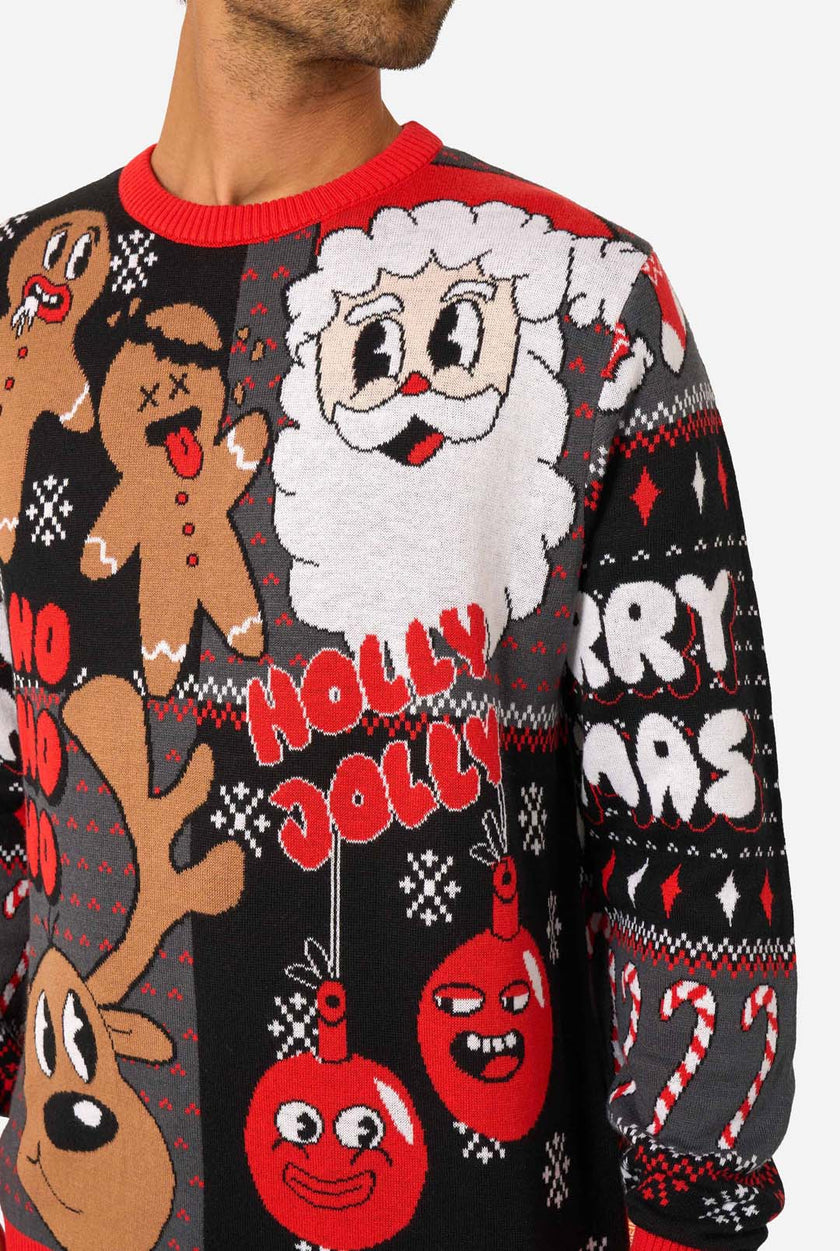 Merry Jinglejoy Christmas Sweater