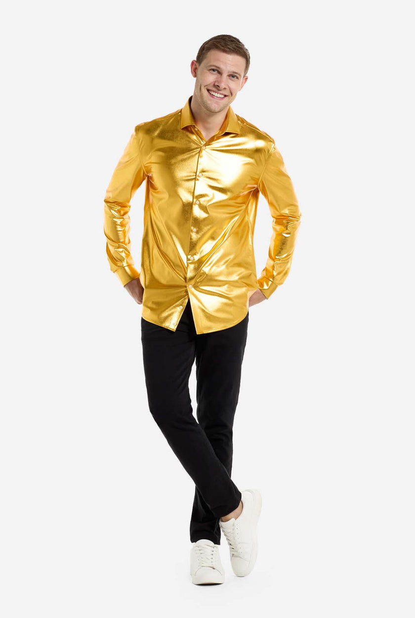SHIRT LS Groovy Gold