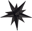 26” Black Satin Starburst - Prima