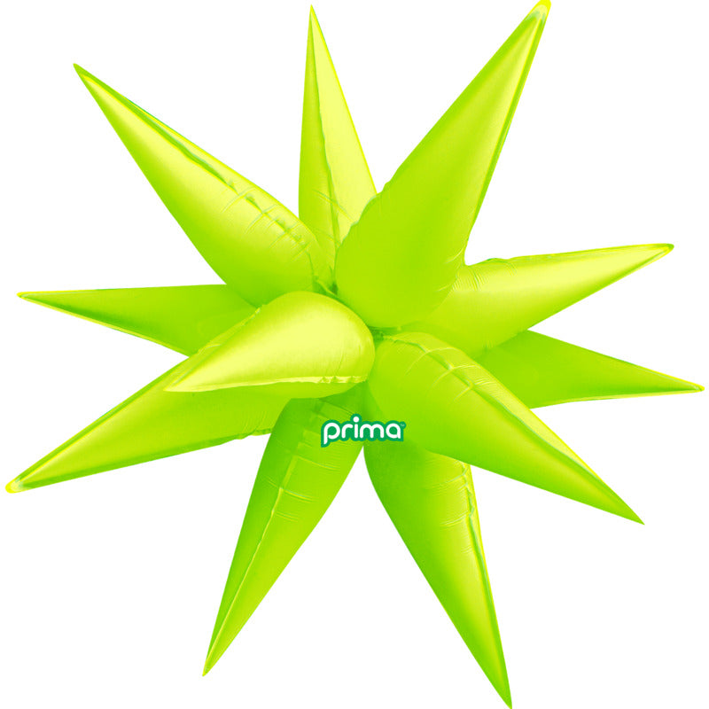 1 Ballon Starburst Electric Jaune 26