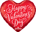 18” Coeur Happy Valentine's Day Script - Prima