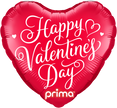 9” Coeur Happy Valentine's Day Script - Prima