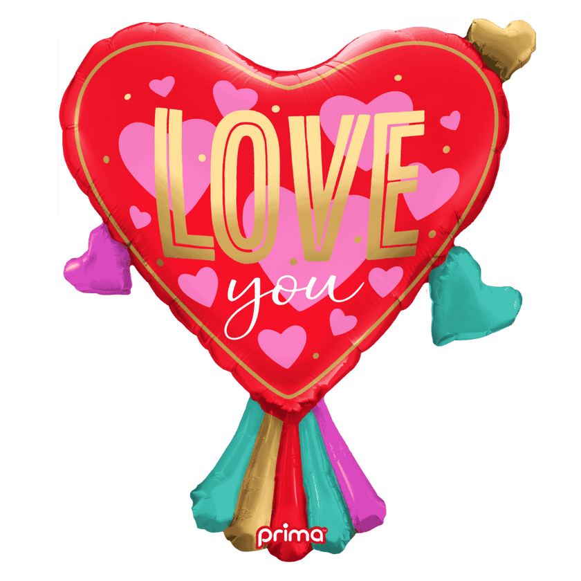 27” Coeur Love You Ruffle Collar - Prima