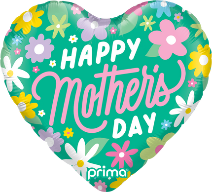18” Heart Happy Mother's Day Ditsy Floral - Prima