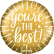 18” Round You're the Best Gold - Prima