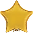 1 Poche De 6 Ballons Aluminium Star Gold 9