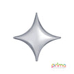1 Poche De 5 Ballons Deco™ Starpoint Silver 18