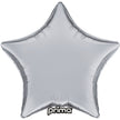 1 Ballon Aluminium Star Silver 18