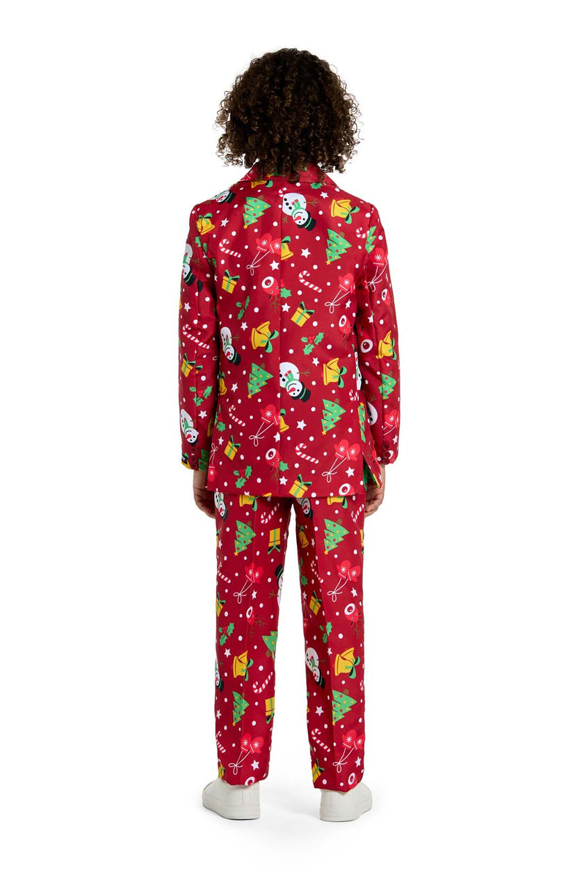 BOYS Christmas Red Icons - Light Up