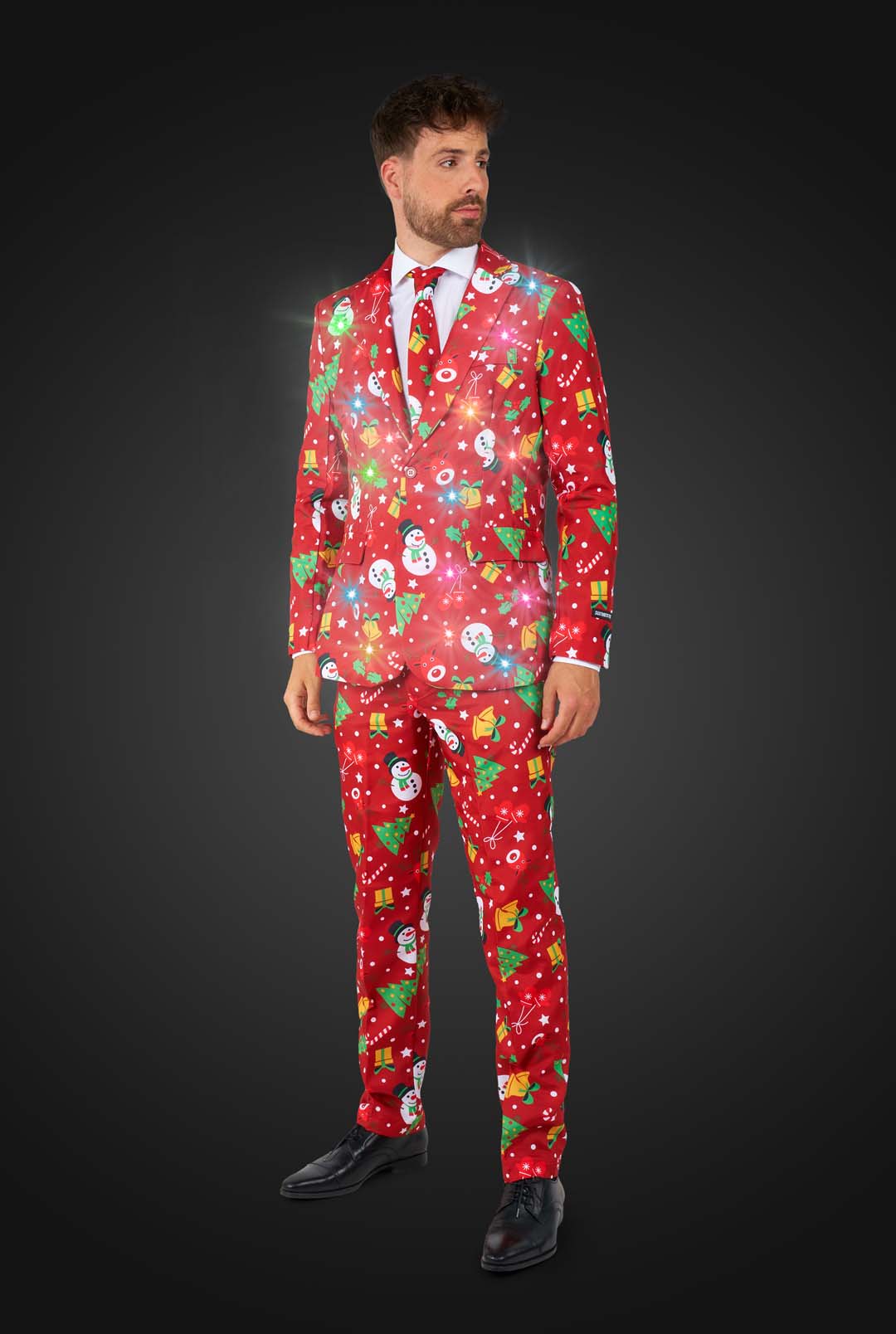 Christmas Red Icons - Light Up