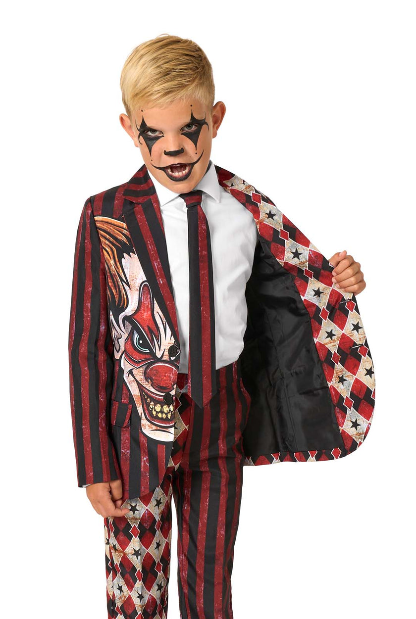 BOYS Scary Clown Red