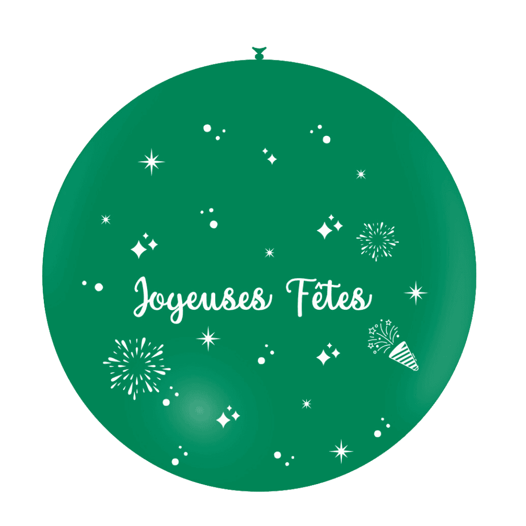Géant Joyeuses Fêtes Vert Forêt P39 SENS AIR