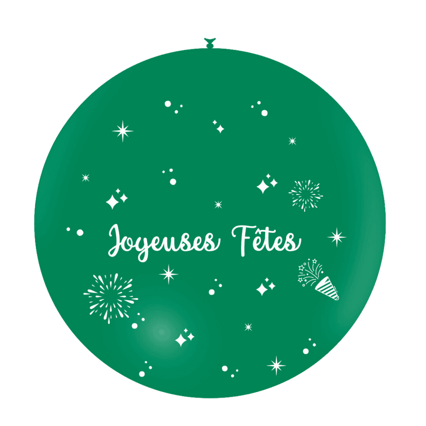 Géant Joyeuses Fêtes Vert Forêt P39 SENS AIR