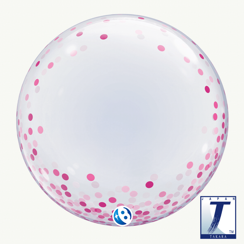 Bubble Deco Confettis Roses 61cm - Takarakosan