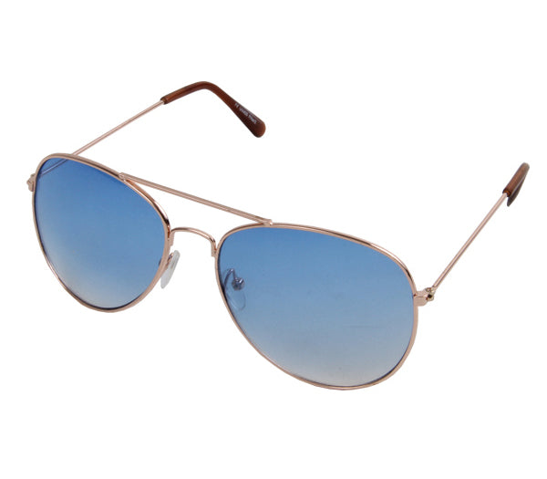 lunettes de soleil aviateur pilote bleu macron