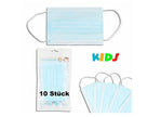 masque barrière en papier 3 plis enfant (achat par 10pcs)
