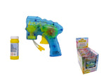 pistolet à bulles lumineux avec réservoir mix 15cm