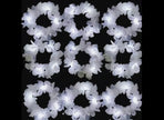 bracelet de fleurs lumineux led blanc