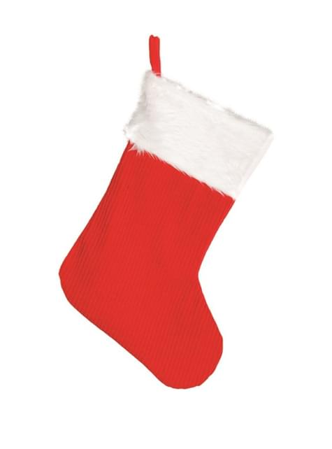 Botte de Noël rouge 45 cm