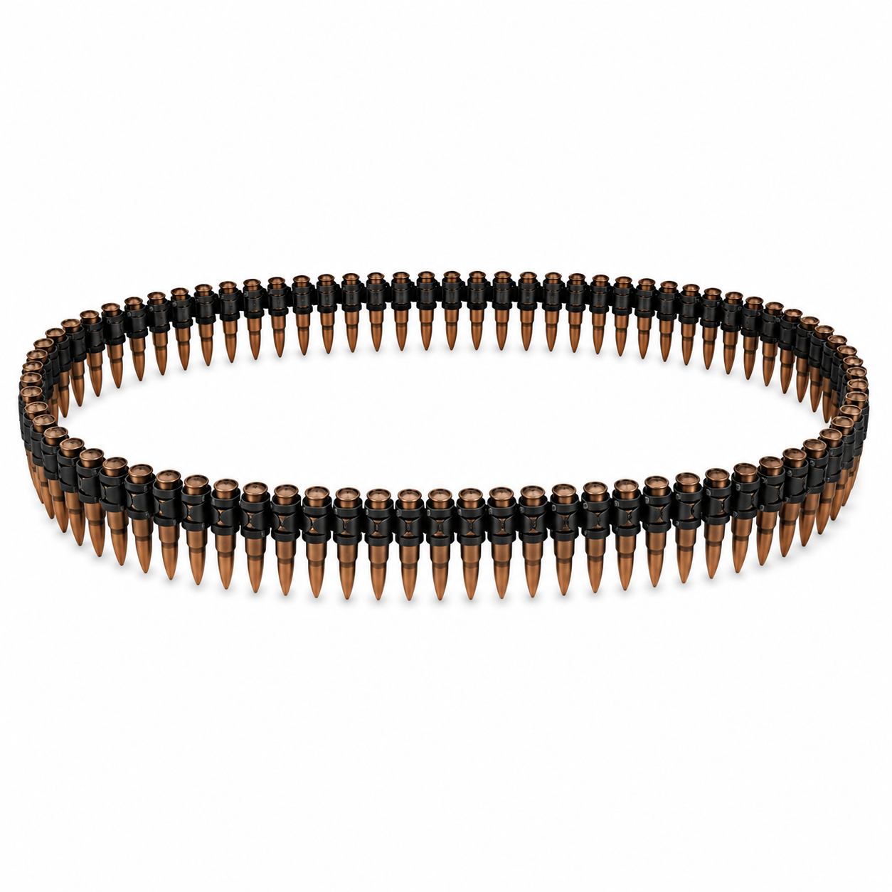 ceinture cartouchière balles grises 77cm