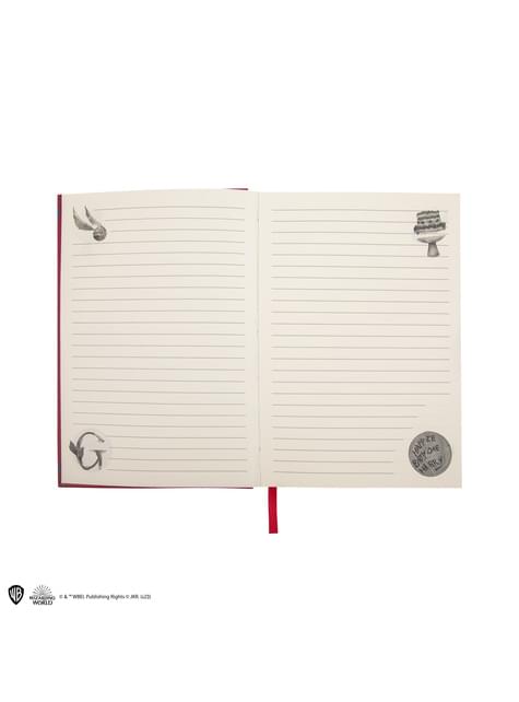 Carnet de notes Gryffondor Deluxe avec stylo - Harry Potter