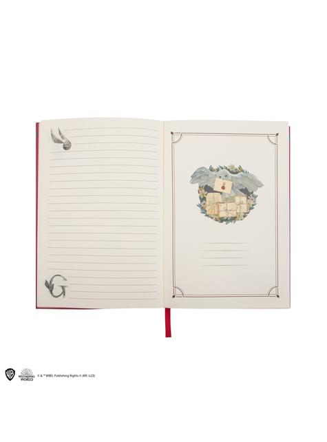 Carnet de notes Gryffondor Deluxe avec stylo - Harry Potter
