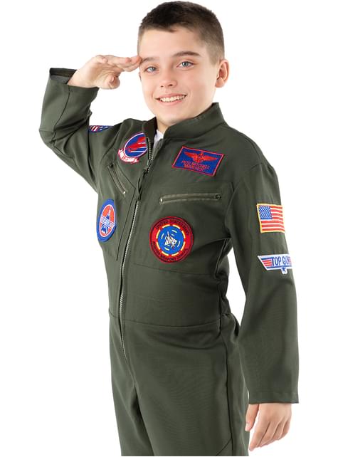 Déguisement de pilote Top Gun pour enfant