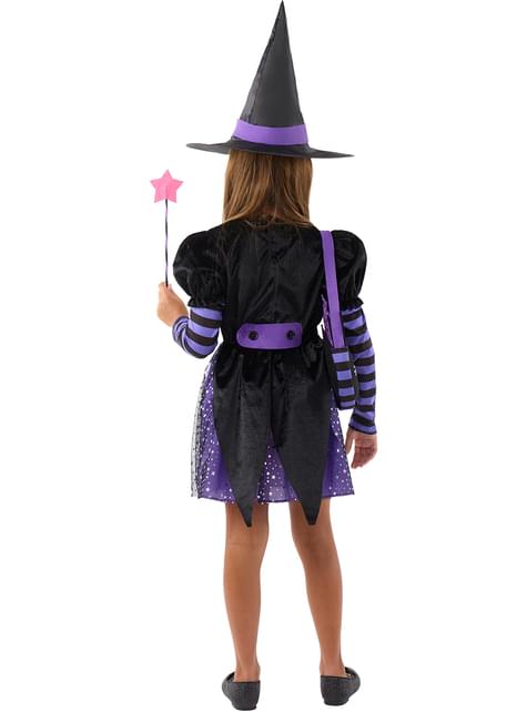 Déguisement de sorcière avec accessoires pour fille