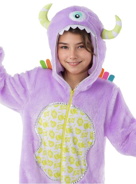 Déguisement de monstre coloré pour fille