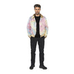 VESTE FOURRURE PASTEL MULTI LEOPARD