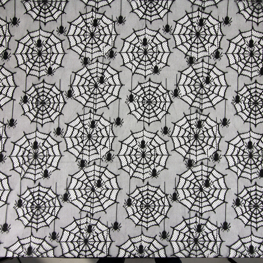 NAPPE DENTELLE HALLOWEEN 100x100CM