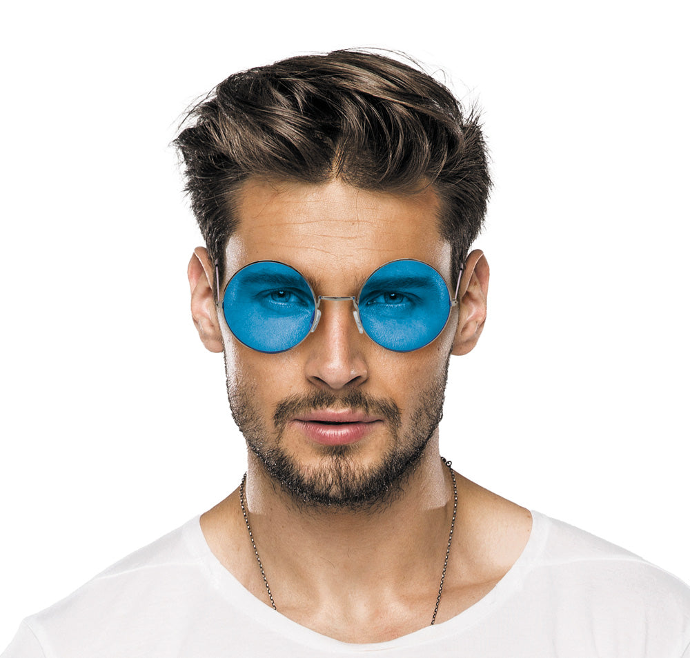 LUNETTES HIPPY BLEUES XL
