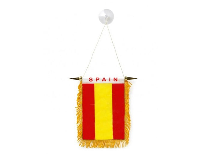 fanion pour vitre espagne 8,5x12cm
