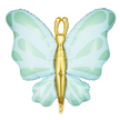 Ballon Aluminium Papillon 69 x 69 cm Menthe – Party Deco