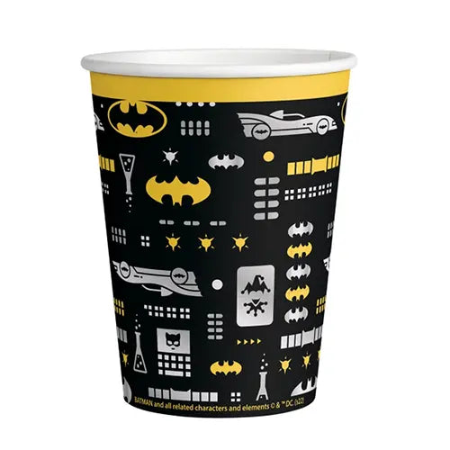 Lot de 8 Verres 250 ml Batman