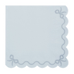 Lot De 12 Serviettes 33x33cm Bleu