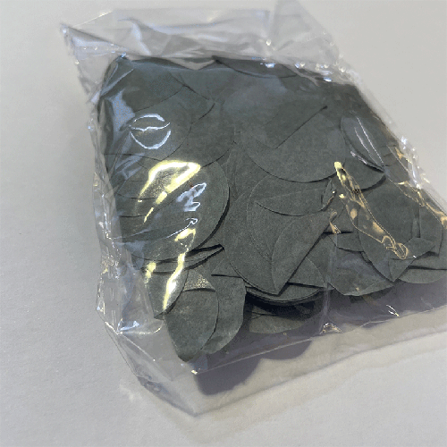 Confettis Papier Ronds 2,5 cm Gris (Sachet 14 g) – Borosino