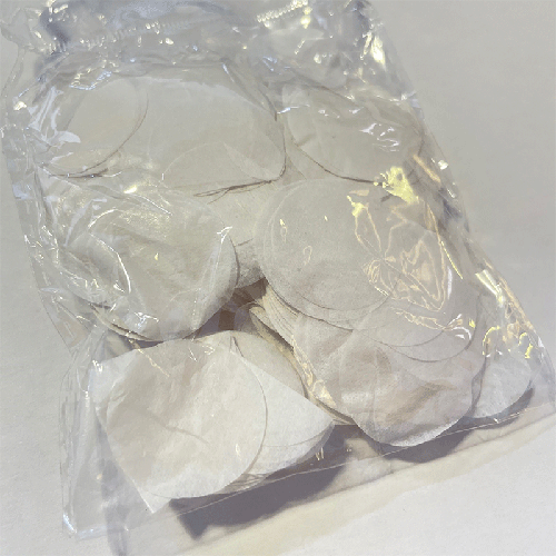 Confettis Papier Ronds 2,5 cm Blanc (Sachet 14 g) – Borosino