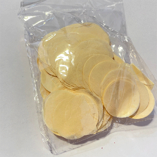 Confettis Papier Ronds 2,5 cm Jaune (Sachet 14 g) – Borosino