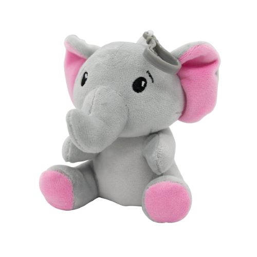 Poids Peluche Éléphant Rose 11 cm 90 g