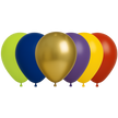 25 Ballons Latex 30 cm Assortiment Fiesta