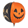 Ballon Alu Citrouilles Effrayantes 50 cm Orange et Noir – Party Deco