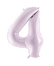 Ballon Chiffre 4 Violet 28