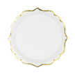 Lot de 6 assiettes 18,5 cm blanches